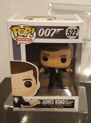 Funko Pop James Bond 522 The Spy Who Loved Me.  Never Opened