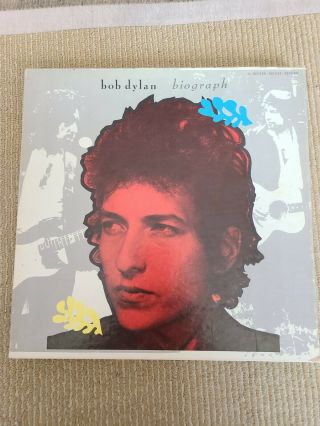 Bob Dylan - Biograph 5 Lp Nmint - C5x 38830 Columbia 1985 Usa Vinyl Record W/book