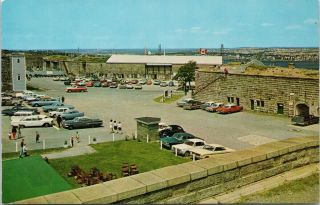 The Citadel Halifax Ns Nova Scotia Old Cars Vintage Postcard F57