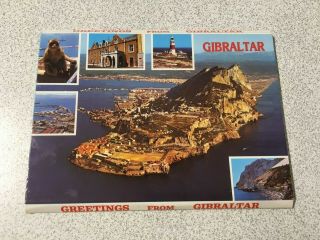 10 Vintage Fold Out Postcards - Greetings From Gibraltar - By Estoril Ltd