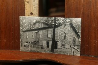 Vintage 1923 Postcard Papa Moore House Maryland Avenue Knoxville Tn Real Photo