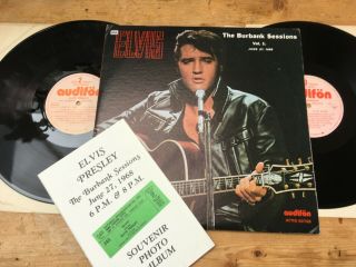 Elvis Presley”the Burbank Sessions Vol1” Exc 2disc Gfld,  Photo Album German Lp