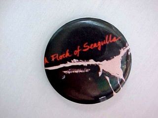 Vintage 1983 Concert Memorabilia Flock Of Seagulls / Pin Button Pinback Ex,