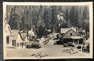 Vintage Black And White Post Card Big Creek California.