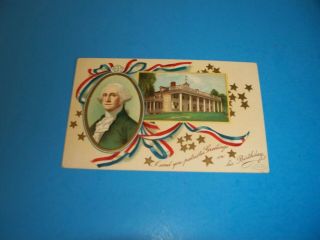 Vintage Postcard George Washington 