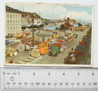 Vintage Postcard Copenhagen View Of The Canal