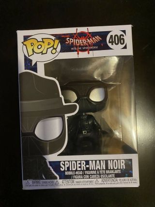 Funko Pop Spider - Man Noir Bobble Head 406