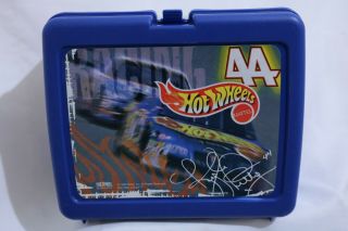 Blue 1998 Hot Wheels Kyle Petty 44 Lunch Box