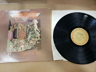 Aerosmith - Toys In The Attic Lp Quad Quadraphonic Pcq - 33479 1975 Vg,