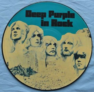 Deep Purple In Rock Uk 1985 Picture Disc Emi Ej26 0343 0