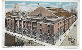 The Armory 1915 - 1930,  Louisville,  Kentucky Vintage Postcard