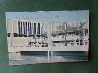 Vintage California Postcard Los Angeles County Museum Of Art,  Circa 1960 