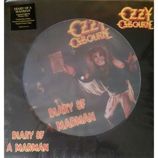 Ozzy Osbourne (black Sabbath) Diary Of A Madman Picture Disc Lp