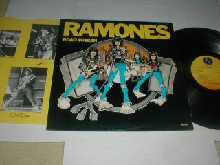 Ramones Road To Ruin Sire Lp Sterling 1978 Pogo Punk Rock Printed Sleeve Sedated