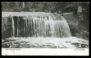 Vintage Postcard View Of The Little Falls On South River Ontario 1908