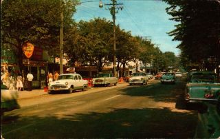 Vintage Postcard Business Area & 1950 