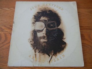 JOHN HARTFORD Aereo - Plain LP 1971 1st Press Warner Green Label Play Vinyl 2