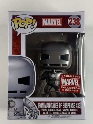 Funko Pop Marvel Iron Man Tales Of Suspense 39 Exclusive Collector Corps 238