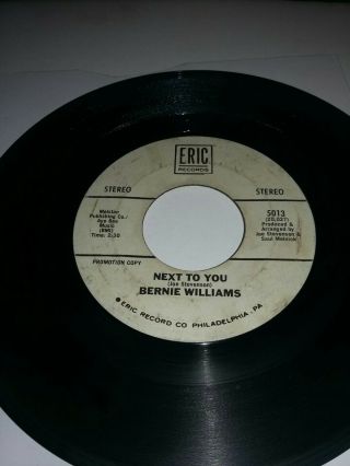 Bernie Williams - Never Again.  CLASSIC.  Northern Soul Single.  ERIC RecodsPROMO. 3