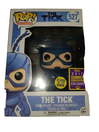Funko Pop The Tick Sdcc Exclusive Glow In The Dark Television 527 Vaulted