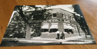 Vintage Coca Cola Bottling Co,  Rockford Illinois Building Reprint