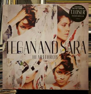 Tegan And Sara Heartthrob - Vinyl Record Lp Album With Cd Closer 2012