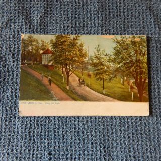 Vintage Postcard Virginia - - Richmond,  Va.  Libby Hill Park