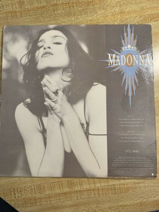 Madonna Like A Prayer 12” Promo 1989 6 Mixes