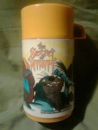 Vintage 1982 The Secret Of Nimh Thermos