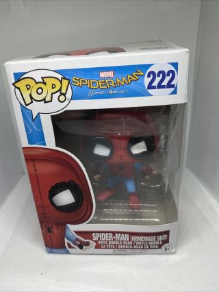 Funko Pop Spider - Man 222 - Homemade Suit Heavily Box