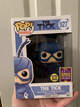 Funko Pop The Tick Sdcc Exclusive Glow In The Dark Television 527