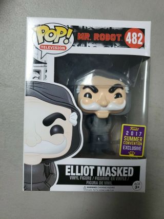 Funko Pop Mr.  Robot Elliot Masked 482 Summercon 2017 Vinyl Figure