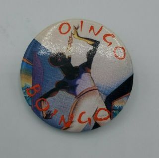 Vintage 1983 Oingo Boingo Pinback Button 1.  5 " (e)