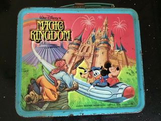 Vintage Lunch Boxes Magic Kingdom,  Wonderful World Of Disney,  It’s A Small World