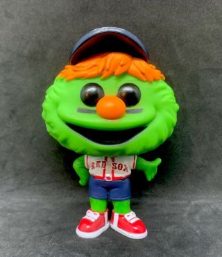 Funko Pop Mlb: Baseball Boston Red Sox 07 Mascot Wally The Green Monster Euc
