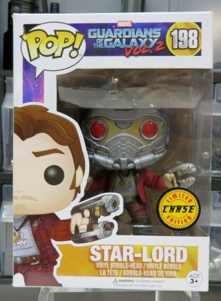 Funko Pop Marvel,  Star - Lord Chase Hard To Find