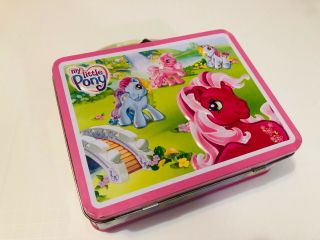 My Little Pony G2 Metal Tin Lunch Box Rainbow Ponies Mlp Retro Tin Box