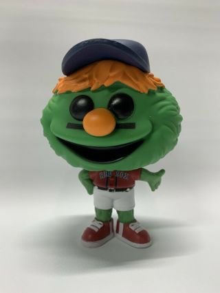 Funko Pop Mlb: Baseball Boston Red Sox 07 Mascot Wally The Green Monster Euc
