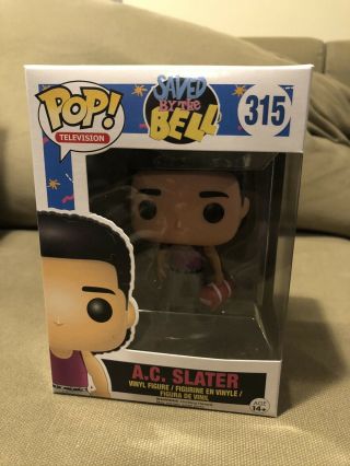 Ac Slater Funko Pop Television 315 Box Saved By The Bell
