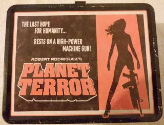 NECA GRINDHOUSE DOUBLE FEATURE LUNCHBOX,  THERMOS: PLANET TERROR/DEATH PROOF 3