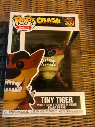 Funko Pop Crash Bandicoot Tiny Tiger 533