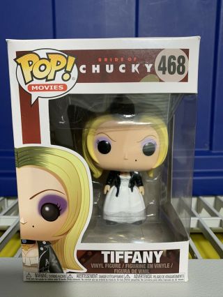 Funko Pop Movies: Tiffany Bride Of Chucky Movies 468 W/ Protector