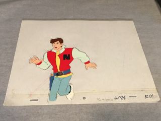 Vtg Captain N The Game Master Animation Cel Hand Painted Kevin Keene