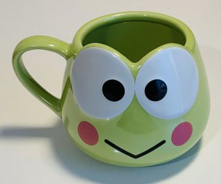 Universal Studios Hello Kitty Keroppi Sculpted Ceramic Coffee Mug