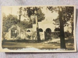 Vintage 1930s Rppc Postcard: Fountain Of Youth Spring House St Augustine Florida