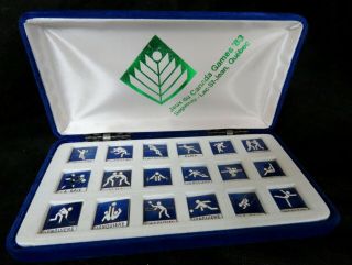 1983 Jeux Canada Games Saguenay,  Lac - St - Jean Set Of 18 Pin
