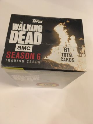 The Walking Dead Season 6 Trading Cards - Blaster Box Topps Negan Factory