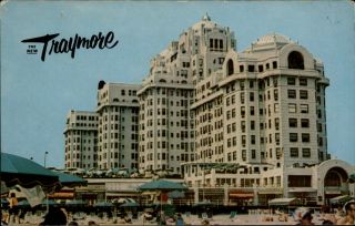 Traymore Hotel Atlantic City Nj Vintage Postcard