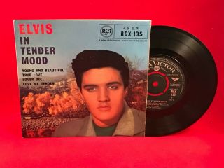 Elvis Presley In Tender Mood Ep 1964 Uk 7 " Vinyl Single
