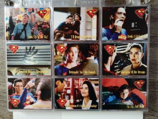 Lois and Clark The Adventures of Superman Skybox 1995 Full Card set of 90 3